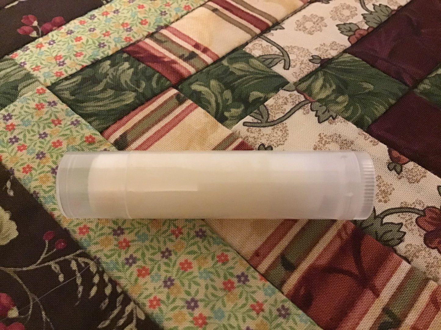 Vegan Lip Balm Tube-Unscented-Shea Butter, Coconut Oil & Candelilla Wax