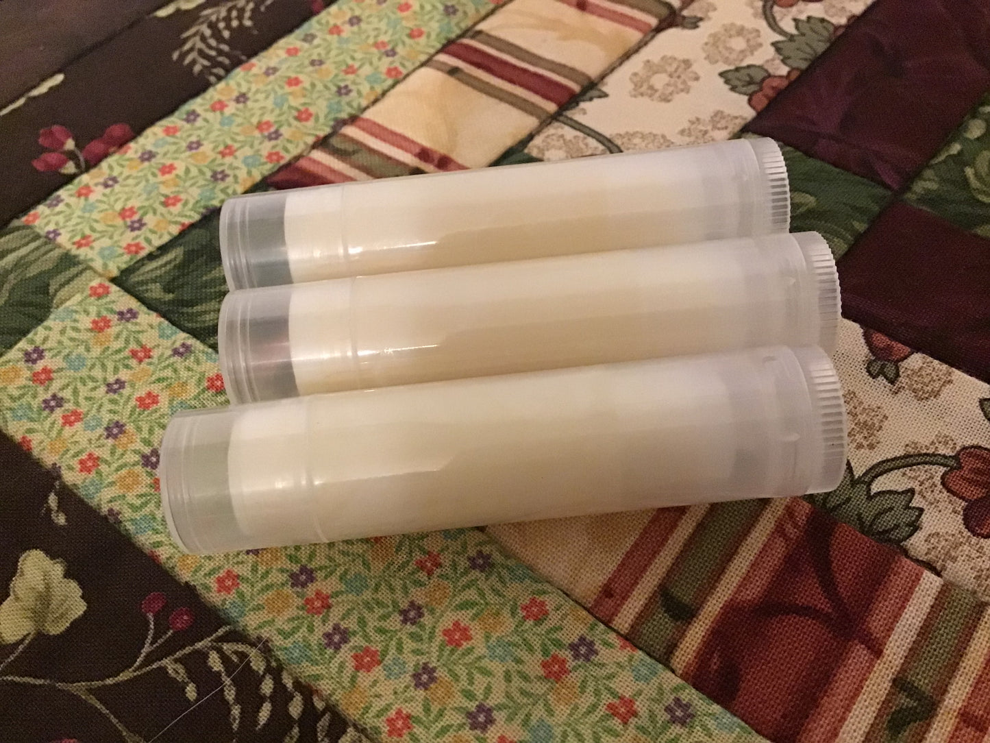 Vegan Lip Balm Tube-Unscented-Shea Butter, Coconut Oil & Candelilla Wax